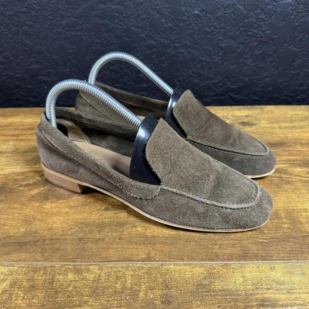 Coach and Four Brown Suede Made in Italy‎ Loafers Flats Womens 7.5M